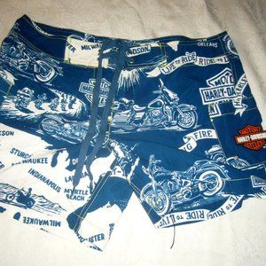 Harley Davidson board shorts with pockets